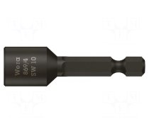 Screwdriver bit | hex socket | Socket: HEX 10mm | Overall len: 50mm