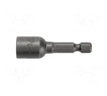 Screwdriver bit | 6-angles socket | 1/4" | HEX 8mm | 2pcs | magnetic