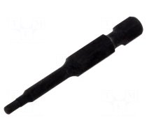 Screwdriver bit | hex key | HEX 2.5mm | 1/4" | Overall len: 50mm