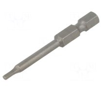 Screwdriver bit | hex key | HEX 2.5mm | 1/4" | Overall len: 50mm