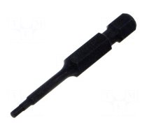 Screwdriver bit | hex key | HEX 2mm | 1/4" | Overall len: 50mm