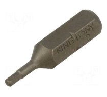 Screwdriver bit | hex key | HEX 2mm | 1/4" | Overall len: 25mm