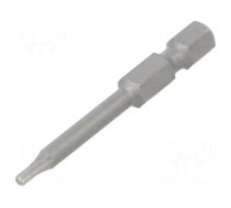 Screwdriver bit | hex key | HEX 2mm | 1/4" | Overall len: 50mm