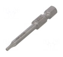 Screwdriver bit | hex key | HEX 2mm | 1/4" | Overall len: 50mm