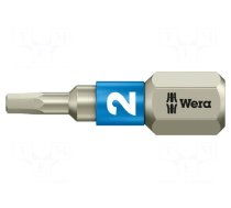 Screwdriver bit | Hex Plus key | HEX 2mm | 1/4" | Overall len: 25mm