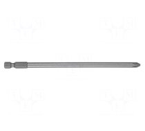 Screwdriver bit | Phillips | PH2 | 1/4" | Overall len: 150mm