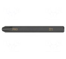 Screwdriver bit | Phillips | PH3 | 1/4" | Kind: impact