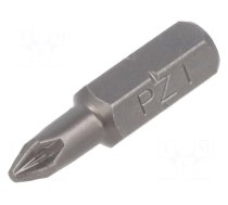 Screwdriver bit | Pozidriv® | PZ1 | 1/4" | Overall len: 25mm