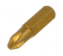 Screwdriver bit | Pozidriv® | PZ2 | 1/4" | Overall len: 25mm