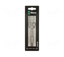 Tools set: adapter | Holder: hexagonal | 1/2",1/4",3/8" | 3pcs.