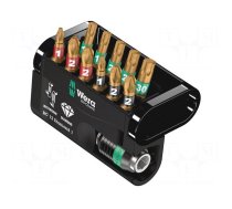Tools set: screwdriver bits | plastic box | 1/4" | 12pcs.