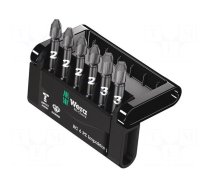 Tools set: screwdriver bits | plastic box | Pozidriv® | impact | 1/4"