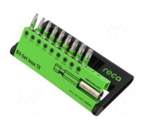 Tools set: screwdriver bits | Torx® | T10,T15,T20,T25,T30 | 1/4"