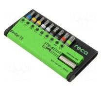 Tools set: screwdriver bits | Torx® | T10,T15,T20,T25,T30,T40
