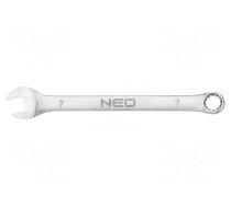 Wrench: combination spanner | double-sided | 7mm | L: 110mm