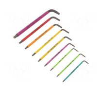 Key set | Torx®,hexagon keys | Pcs: 9 | Series: Bicycle