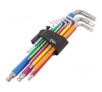 Key set | Hex-Plus hexagon keys | stainless steel | Pcs: 9
