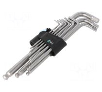 Wrench: hex key-set | Hex Plus | stainless steel | 9pcs.