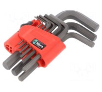 Wrench: hex key-set | Hex Plus | steel | 9pcs.