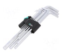 Key set | Hex-Plus hexagon keys | steel | Pcs: 9