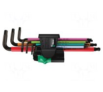 Wrench: hex key-set | Hex Plus | steel | Kit: magnetiser | 7pcs.
