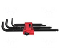 Wrench: hex key-set | Hex Plus,spherical | 9pcs.