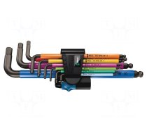 Wrench: hex key-set | Hex Plus,spherical | with holding function