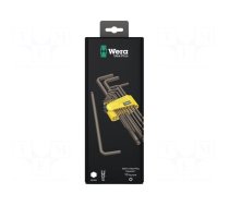Wrench: hex key-set | inch,Hex Plus,spherical | 13pcs.