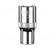 Socket: 6-angles | socket spanner | HEX 6mm | 1/4" | SUPERLOCK