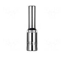 Socket: 6-angles | socket spanner | HEX 5mm | 1/4" | long