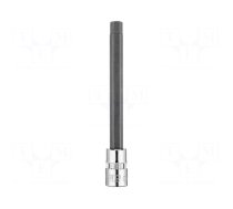 Socket: hex key-bit | HEX 6mm | 1/4" | Socket bit length: 87mm | long