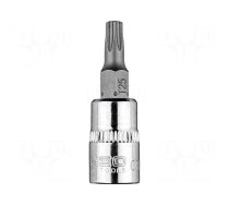 Socket: Torx®-bit | TX25 | 1/4" | 37mm | Chrom-molybdenum steel | short