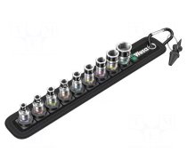 Wrench-set | 6-angles,socket spanner | 1/4" | 9pcs.