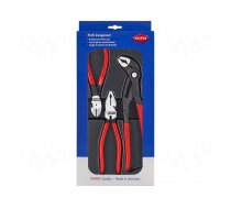 Tools set: pliers | side,adjustable,universal | 3pcs.