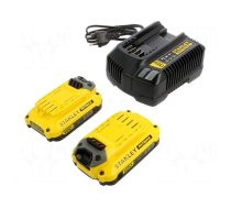 Re-battery: Li-Ion | 18V | 4Ah | Kit: charger | FATMAX V20