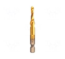 Tap | M5 | 0.8 | L: 67mm | 1/4" | high speed steel | Ø: 4.2mm