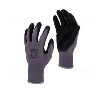 Protective gloves | Size: 8 | black-grey | tag