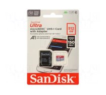 Memory card | microSDXC | 512GB | Android | Class 10 UHS U1 | adapter