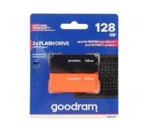 Pendrive | USB 3.2 Gen 1 | 128GB | R: 60MB/s | W: 20MB/s | black,orange