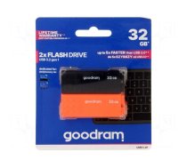 Pendrive | USB 3.2 Gen 1 | 32GB | R: 60MB/s | W: 20MB/s | black,orange