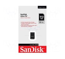 Pendrive | USB 3.2 | 512GB | R: 130MB/s | ULTRA FIT | USB A