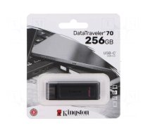 Pendrive | USB 3.2 Gen 1 | 256GB | DataTraveler 70 | black | USB C