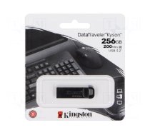 Pendrive | USB 3.2 Gen 1 | 256GB | R: 200MB/s | W: 60MB/s | silver | USB A
