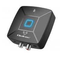 BT receiver | black | Jack 3.5mm socket,RCA,USB C socket | PnP | 10m