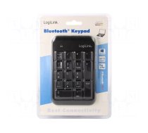 Keypad: computer | black | wireless | 10m | Bluetooth: 5.1