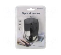 Mouse | black | USB A | optical,wired | 1.35m | No.of butt: 4