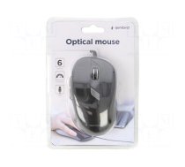 Mouse | black | USB A | optical,wired | DPI change button | 1.35m