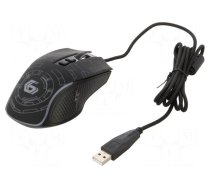 Mouse | black | USB A | optical,wired | DPI change button,with LED