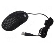 Mouse | black | USB A | optical,wired | DPI change button,with LED