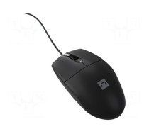 Mouse | RUFF 2 | black | USB A | optical,wired | PnP | 1.5m | No.of butt: 3